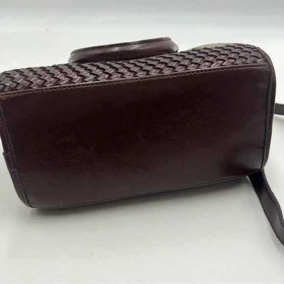 MC‎ Marc Chantal Shoulder Crossbody Handbag Brown & Beige Tartan Purse - Picture 8 of 10